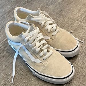 Brand new beige Vans, just didn’t fit me